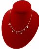471b Złoty łańcuszek Austrian Crystal 42+5 naszyjnik pozłacany 14K Xuping gwiazdki